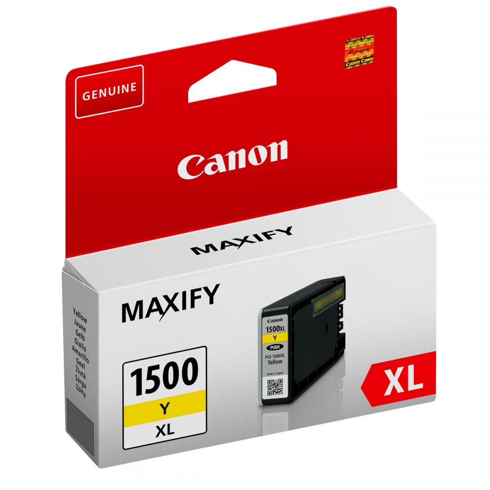 Ink Canon PGI-1500 Yellow High Capacity Ink 12ml