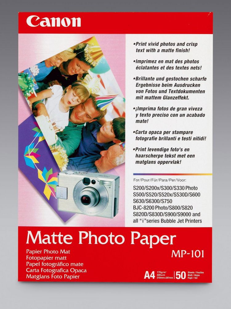 Photo Paper Canon Matte A4 50Shts 170g