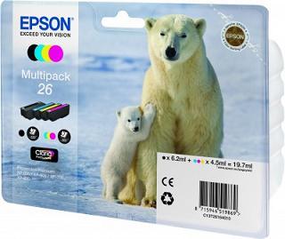 Ink Epson T261640 Multipack 4 Ink Polar Bear