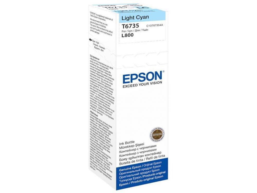 Ink Epson T67354A Light Cyan in bottle (70ml) Dye Colour Ink