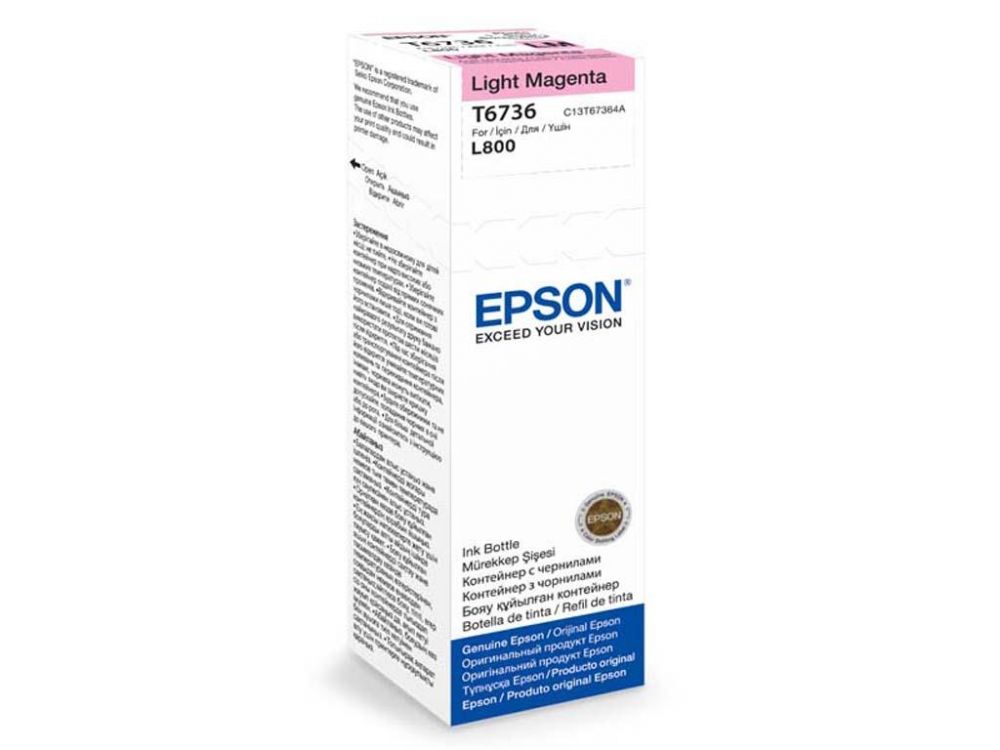 Ink Epson T67364A Light Magenta in bottle (70ml) Dye Colour Ink