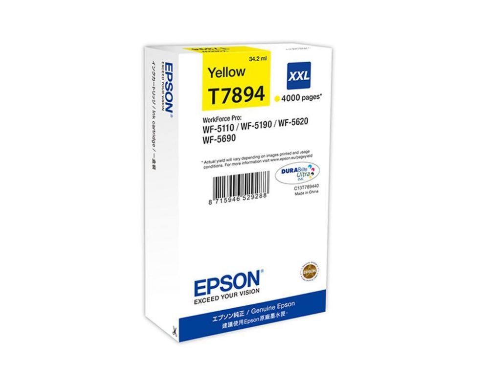 Ink Epson T789440 Yellow with pigment ink -Size XXL