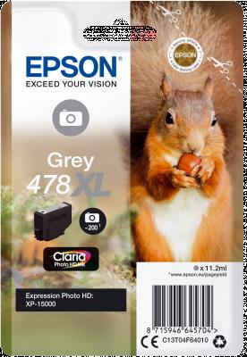 Ink Epson T04F6 C13T04F64010 Grey - 11.2ml