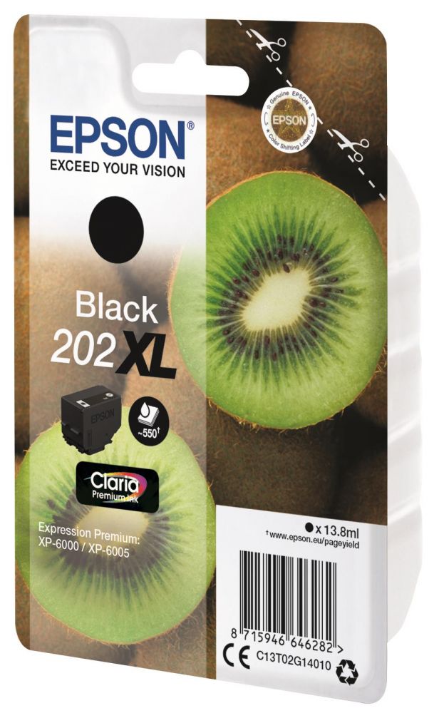 Ink Epson T02G14 C13T02G14010 Black XL - 13.8ml