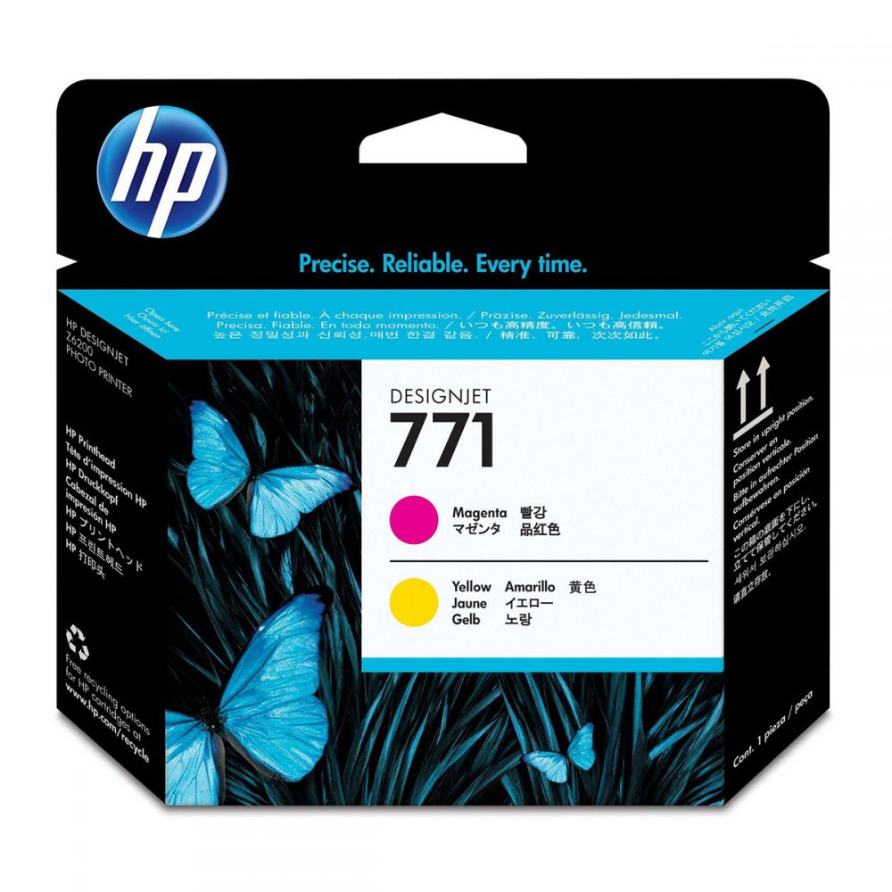 HP No 771 Matte Black Chromatic Red Printhead