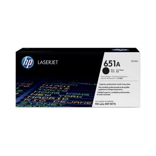 Toner Laser HP 651A LJ MFP775 Series Black