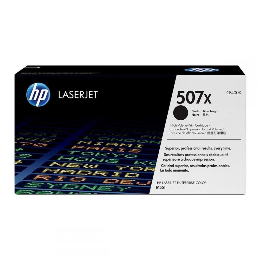 Toner Laser 507X HP LJ Color M551 Black 11K Pgs