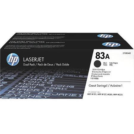 HP 83A TONER  M125-M127 Black 1.5K - 2 PACK