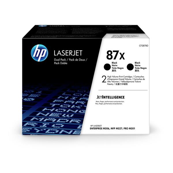 Toner HP CF287XD Black 2 - Pack HC 18K