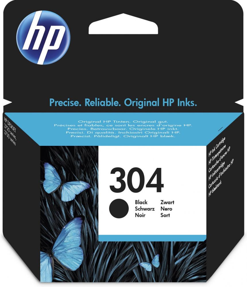 Ink HP No 304 Black Ink Crtr 120 pgs