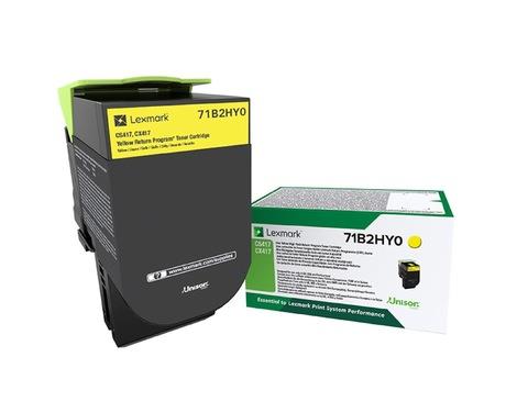 Toner Laser Lexmark 71B2HY0 High Yield Yellow -3.5k Pgs