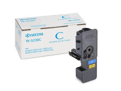 Toner Laser Kyocera Mita TK-5230C Cyan HC - 2,2K Pgs
