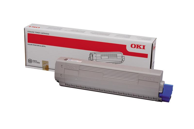 Toner Laser Oki 44844616 Black - 7K Pgs