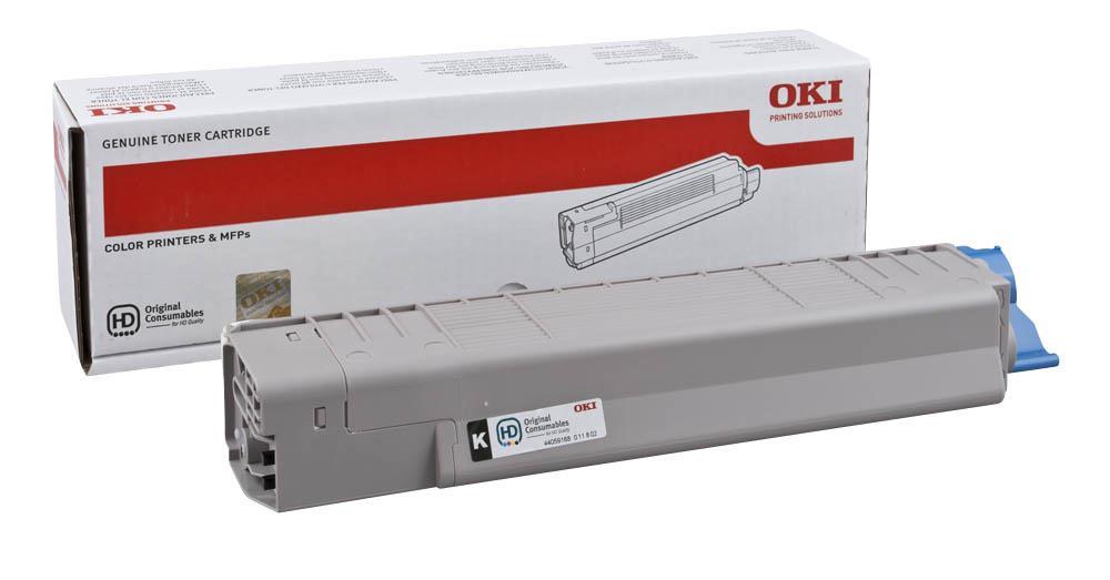 Toner Laser Oki 44059168 Black - 7K Pgs