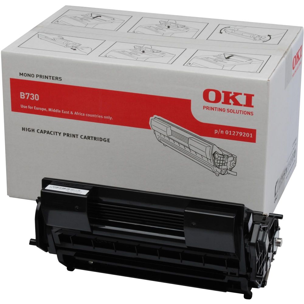 Toner Laser Oki 01279201 Black - 25K Pgs