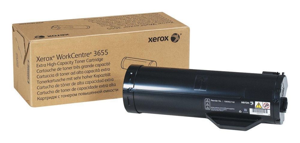 Toner Copier Xerox 106R02740 Black Extra Hi Capacity 25.9k Pgs