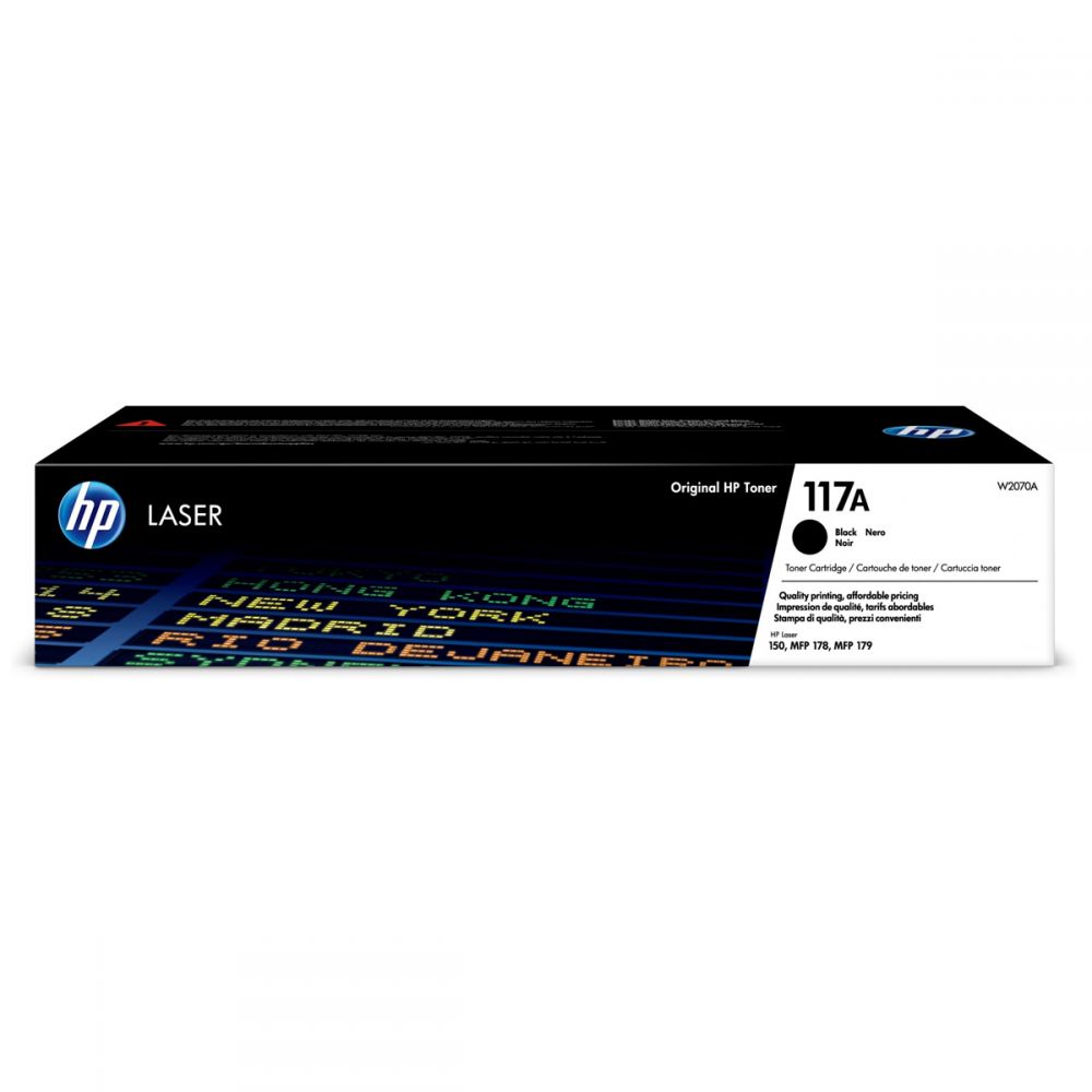 HP 117A Black Original Laser Toner Cartridge W2070A