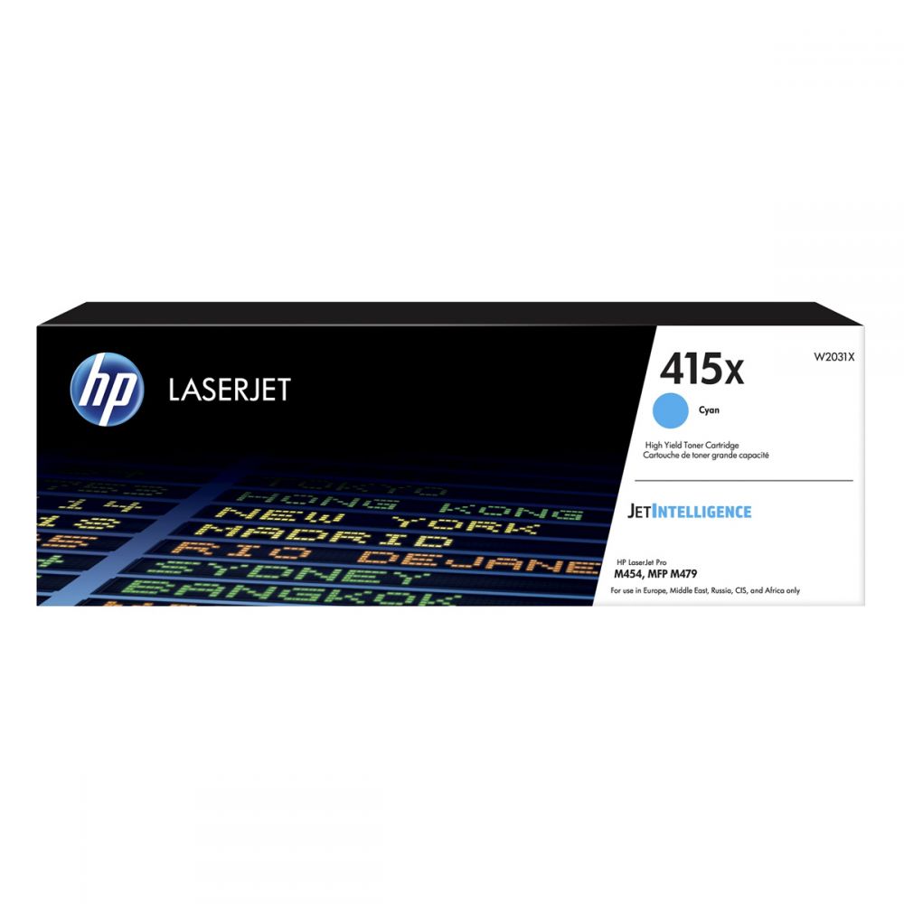 HP 415X Cyan LaserJet Toner Cartridge W2031X