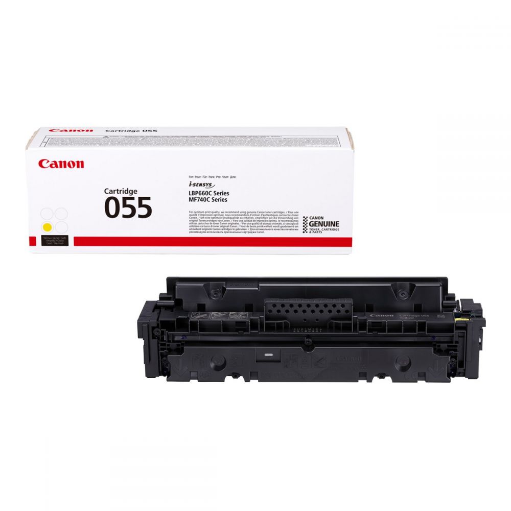 Toner Laser Canon Crtr CRG-055Y Yellow - 2.1K Pgs