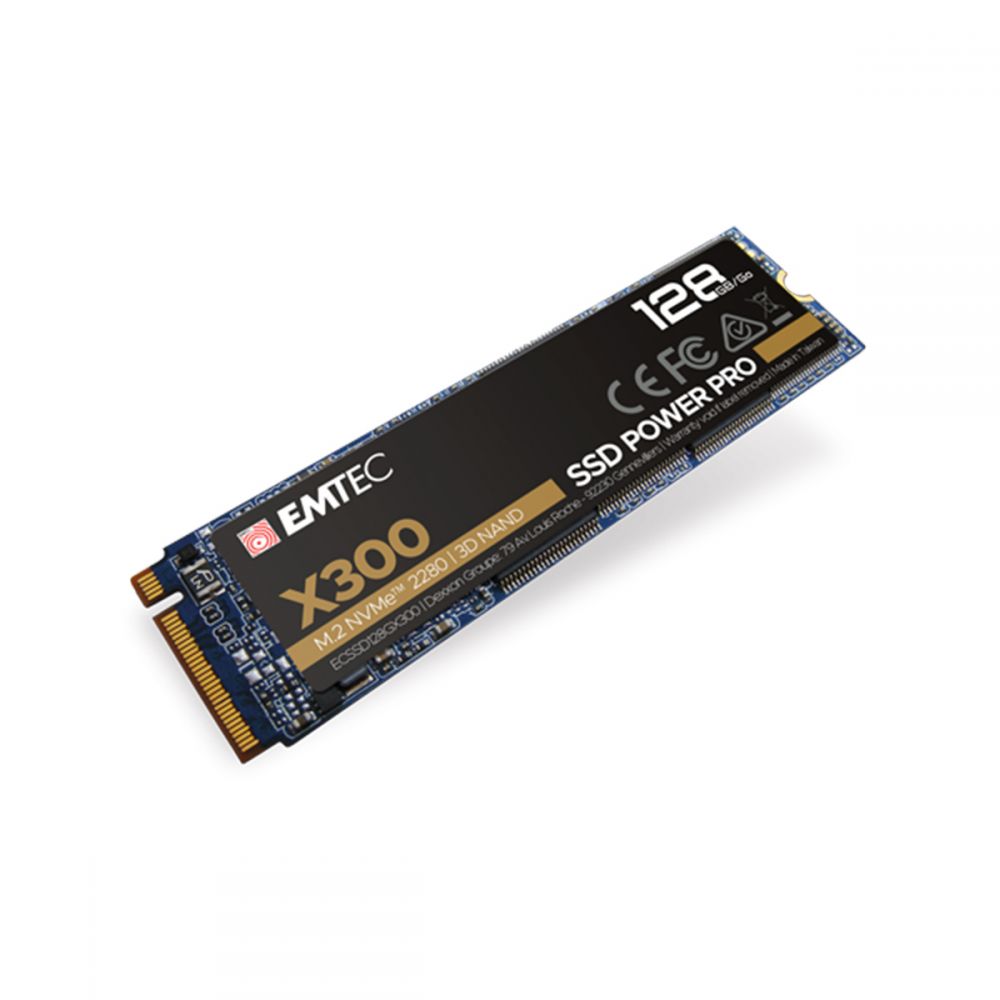 Emtec Εσωτερικός Σκληρός Δίσκος SSD M2 Nvme X300 128GB Intern