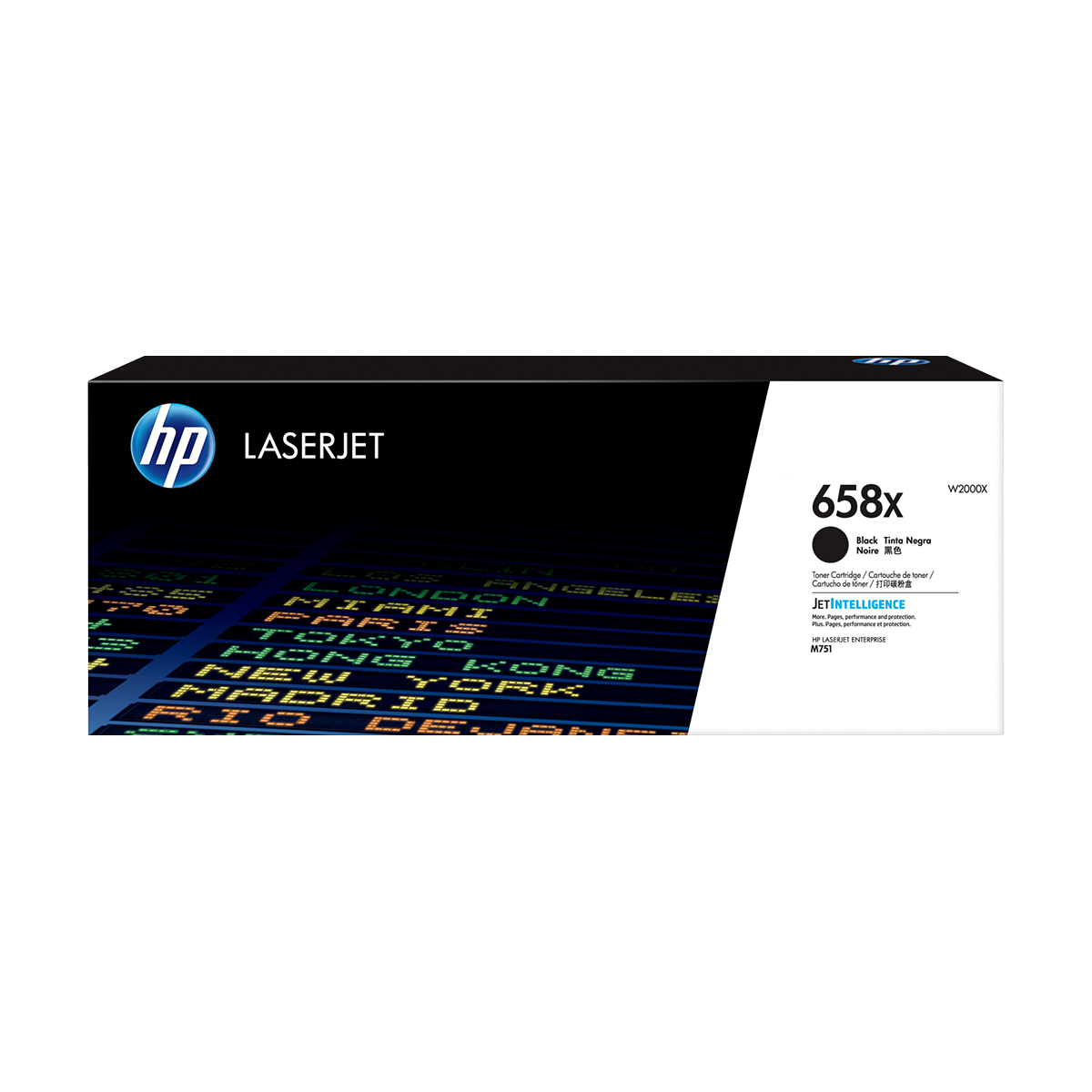 HP 658X Black LaserJet Toner Cartridge