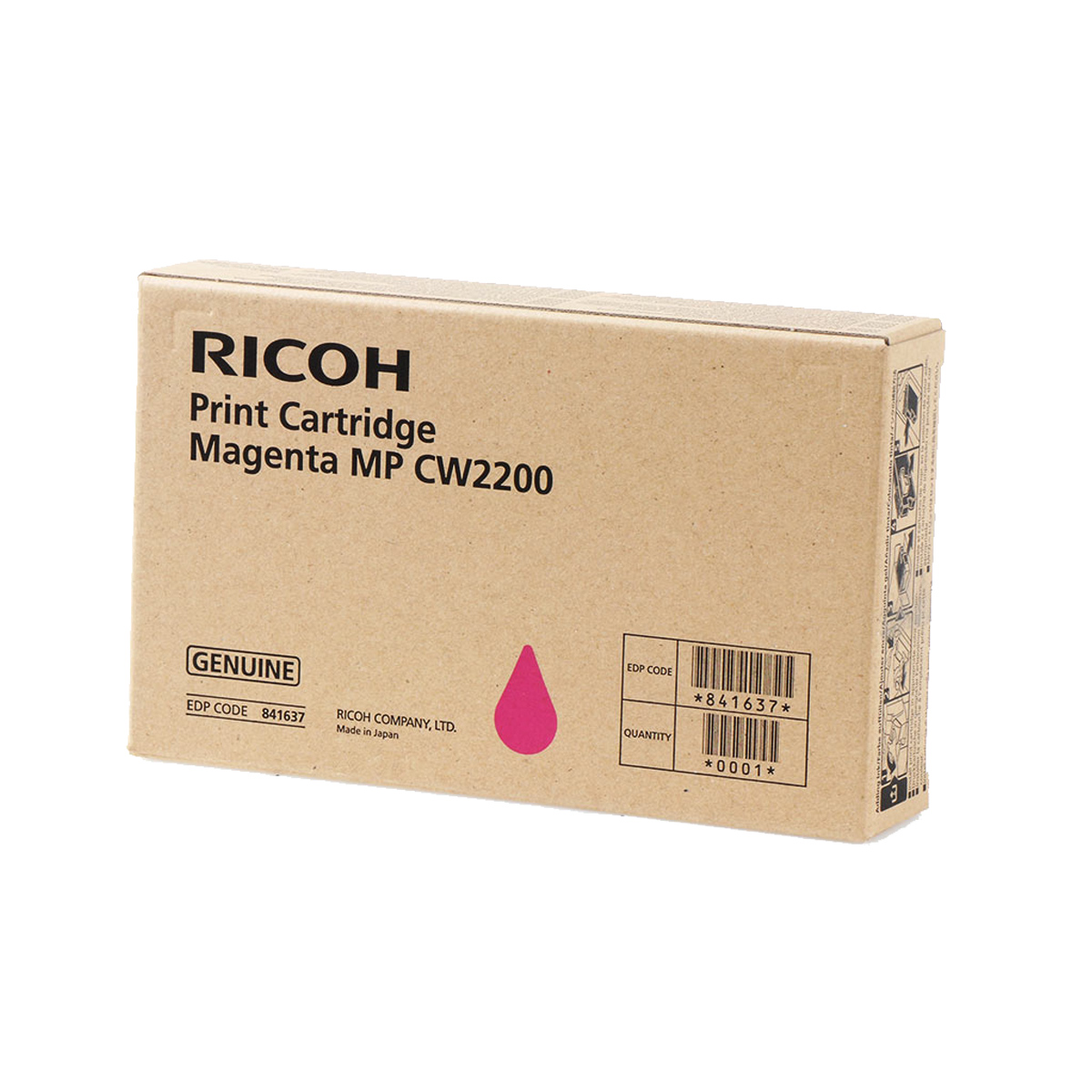 Ink Cart Ricoh MP-CW 2200 Magenta 440 Pgs