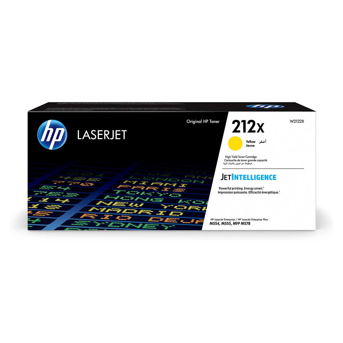 HP 212X High Yield Yellow Original LaserJet Toner Cartridge