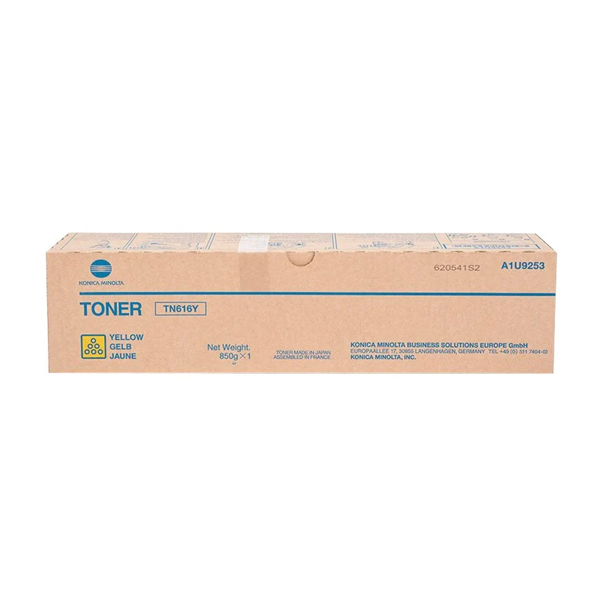 Konica Minolta TN-616Y Yellow Toner - A1U9253