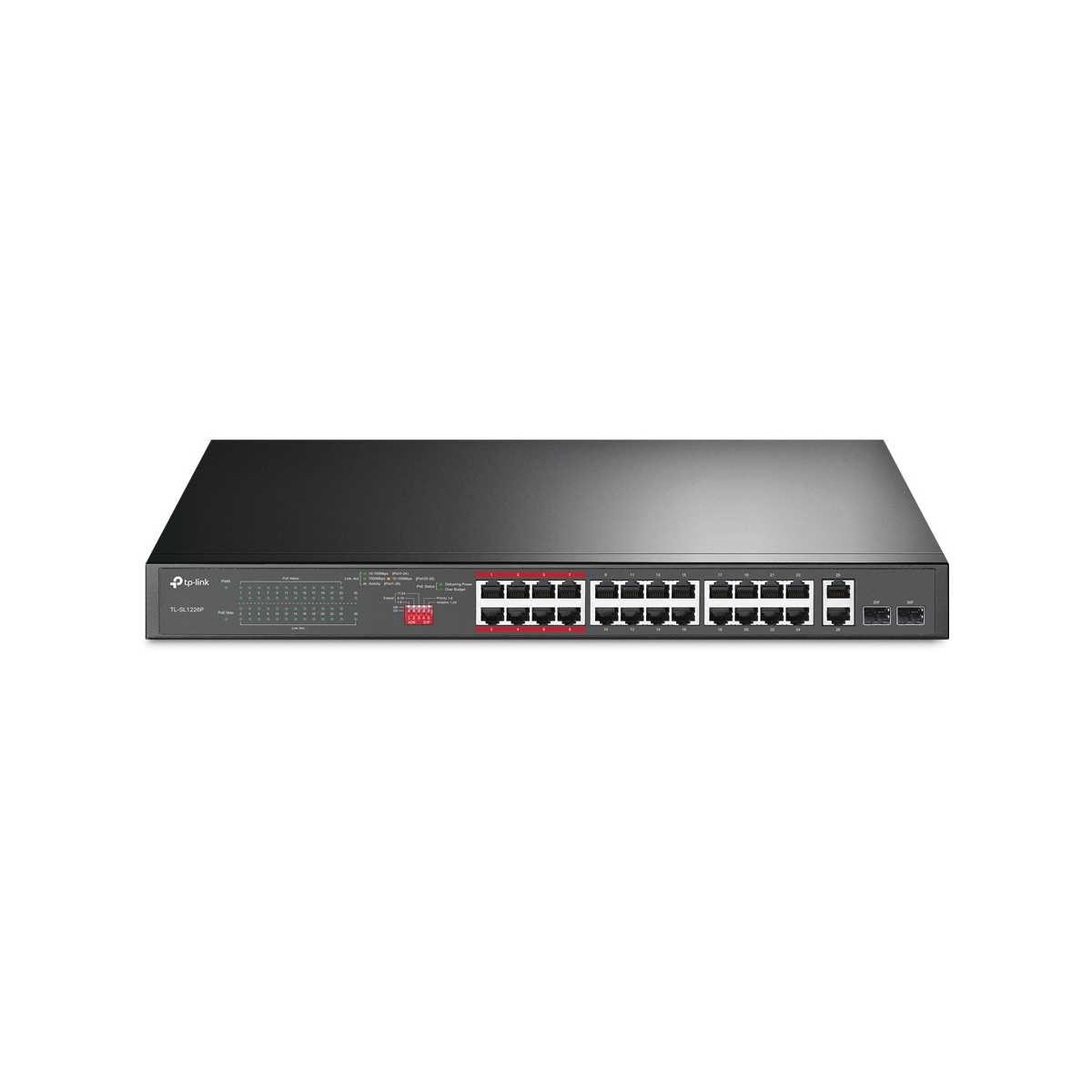 TP-Link TL-SL1226P 26-Port 10 100Mbps PoE+ Switch
