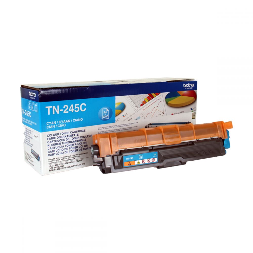 Toner Laser Brother TN-245C Cyan HC - 2,2K Pgs