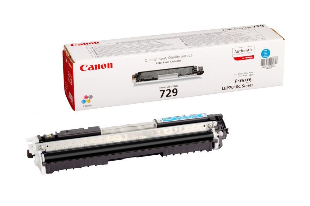 Toner Laser Canon Cartridge 729 Cyan - 1.0K Pgs