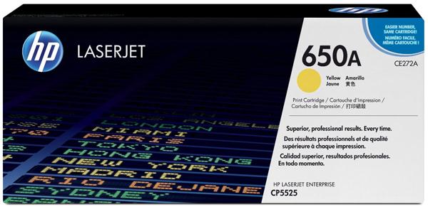 Toner Laser HP LJ Color CP5525 272A Yellow - 15K Pgs