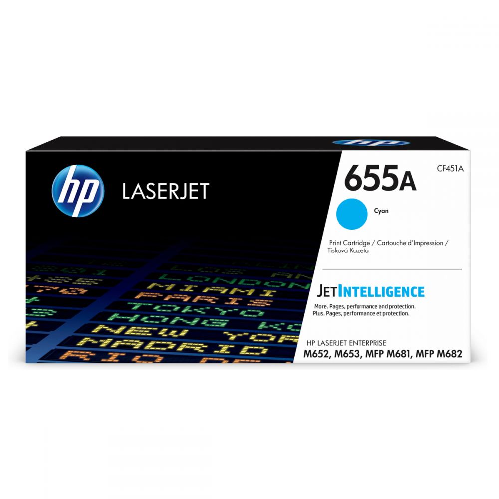 Toner LaserJet HP 655A Cyan ( 10.5K )