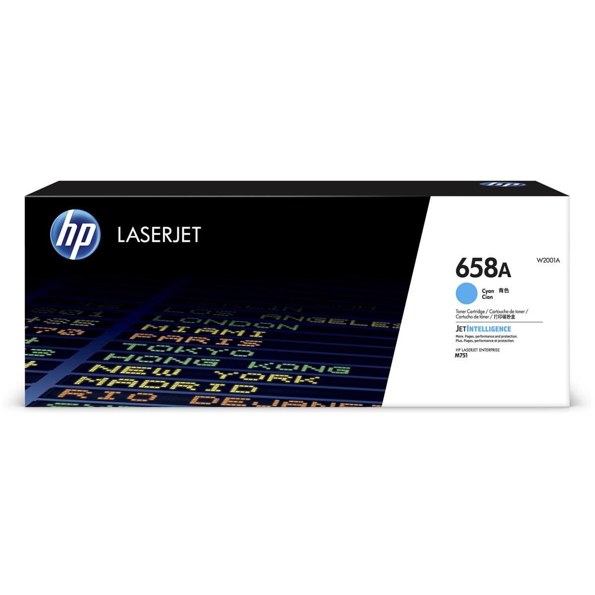 HP 658A Cyan LaserJet Toner Cartridge