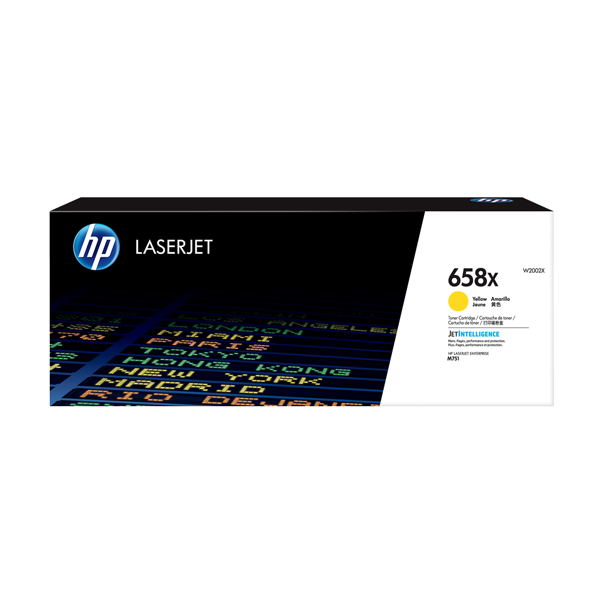 HP 658X Yellow LaserJet Toner Cartridge
