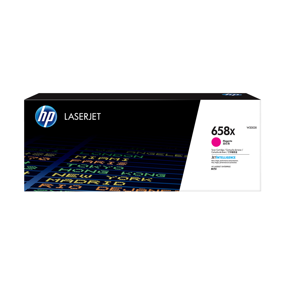 HP 658X Magenta LaserJet Toner Cartridge