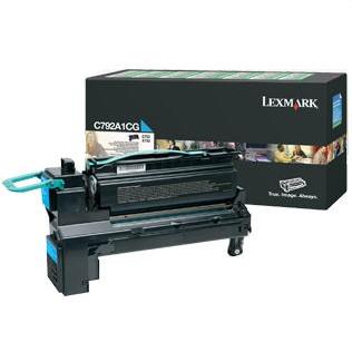 Toner Laser Lexmark C792A1CG Cyan Standard Yield 6K Pgs