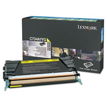 Toner Laser Lexmark X748H1YG High Yield Yellow -10k Pgs