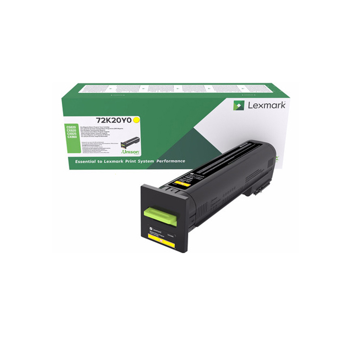Toner Laser Lexmark 72K20Y0 Standard Yellow -8k Pgs