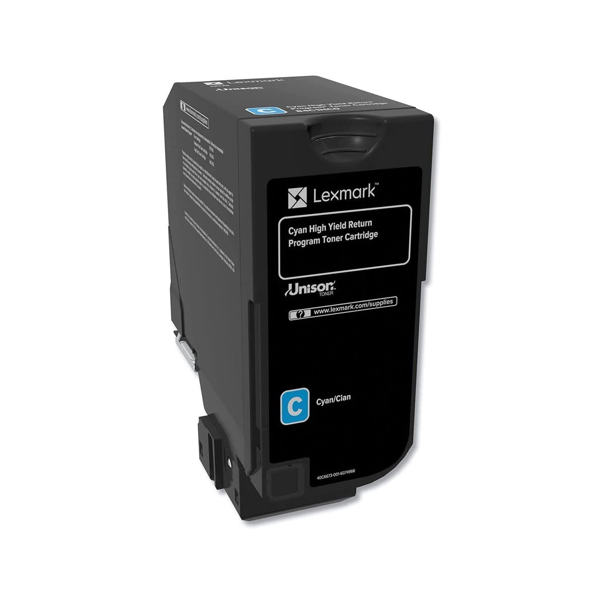 Toner Laser Lexmark 74C2HC0 High Yield Cyan -12k Pgs