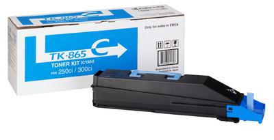 Toner Laser Kyocera Mita TK-865C Cyan - 12K Pgs