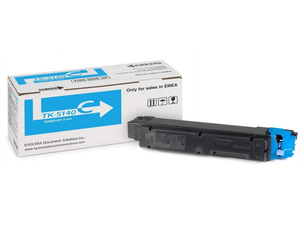 Toner Laser Kyocera Mita TK-5140C Cyan - 5K Pgs