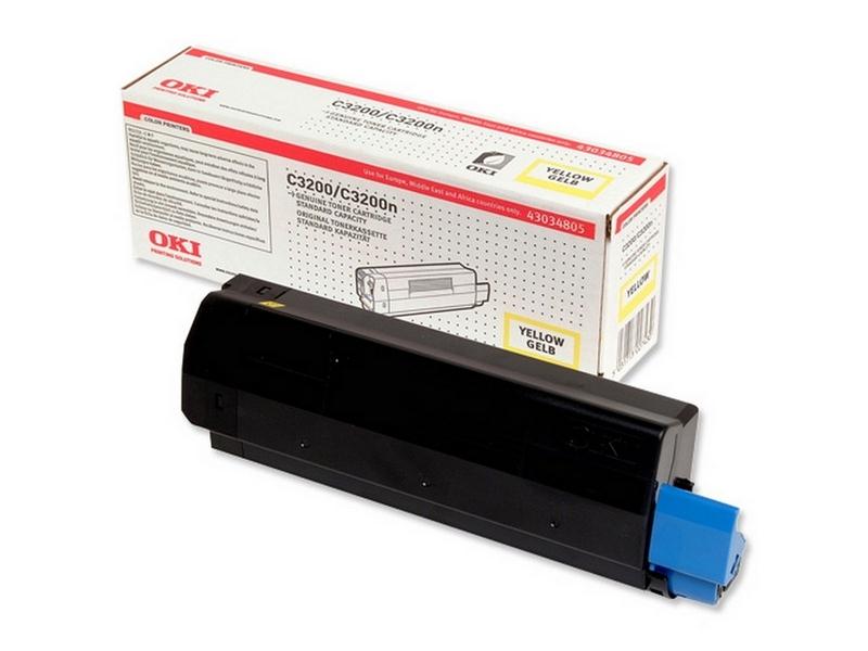 Toner Laser Oki 43034805 Yellow -1500Pages