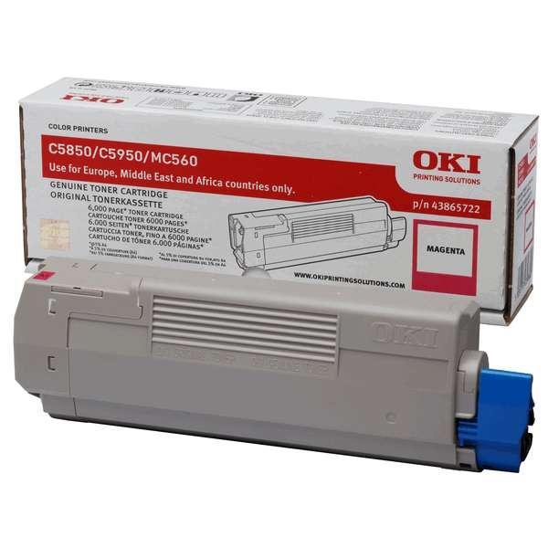 Toner Laser Oki 43865722 Magenta 6K Pgs