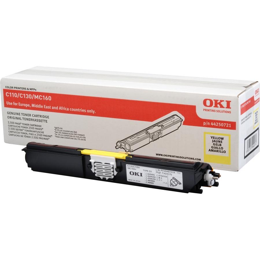 Toner Laser Oki 44250721 Yellow 2.5K Pgs