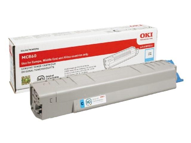 Toner Laser Oki 44059211 Cyan - 10K Pgs