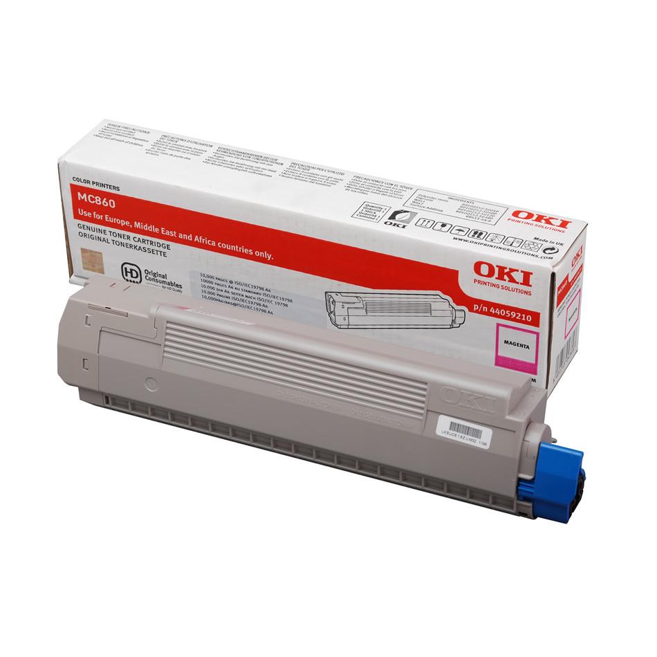 Toner Laser Oki 44059210 Magenta - 10K Pgs