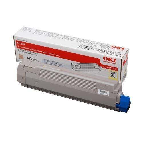 Toner Laser Oki 44059209 Yellow - 10K Pgs