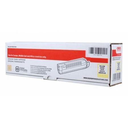 Toner Laser Oki 45862837 Yellow - 7.3K Pgs
