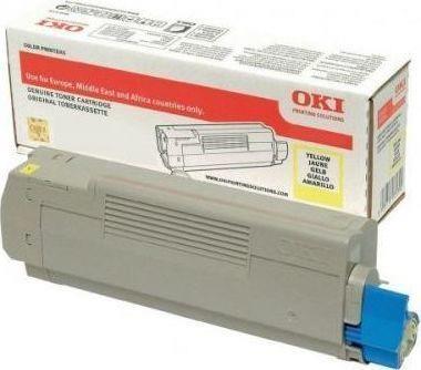 Toner Laser Oki 46490605 Yellow - 6K Pgs